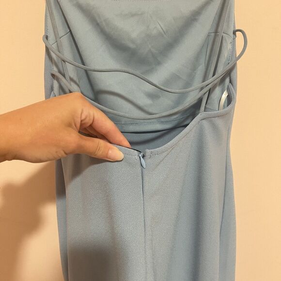 NWT Hello Molly Charmed Midi Dress in Blue Women's Size US 4 Small - Picture 10 of 10